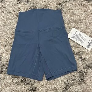 Lululemon align high-rise short 6” 
Size 2. 
Washed denim. 
New with tag.
